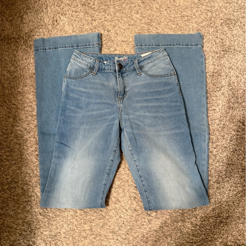 Wrangler Light Blue Wide Leg Jeans
